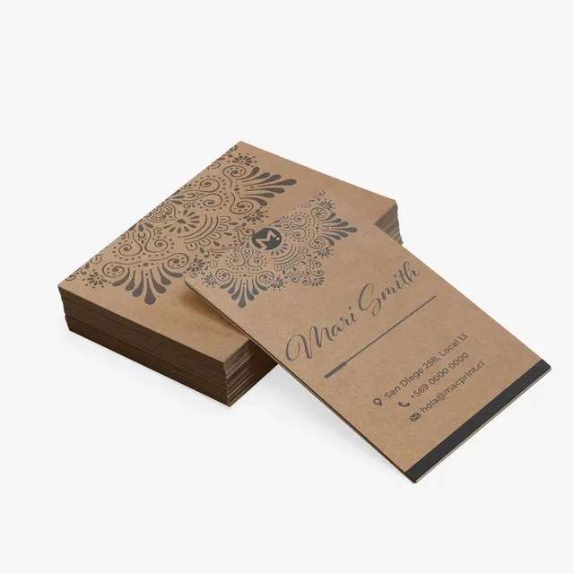 Tarjetas Kraft